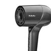 BaByliss Titanium Shine D6200DE Sèche-cheveux professionnel 1600W moteur digital anti-frizz diffuseur cheveux bouclés gris anthracite