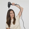 BaByliss Titanium Shine D6200DE Sèche-cheveux professionnel 1600W moteur digital anti-frizz diffuseur cheveux bouclés gris anthracite