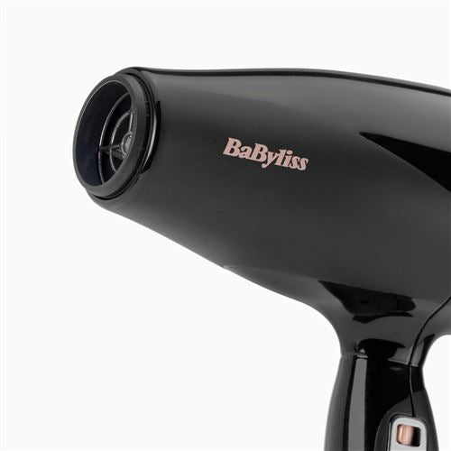 BaByliss Air Power Pro 6716DE Sèche-cheveux ionique 2300W flux 122 km/h diffuseur cheveux bouclés noir