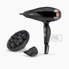 BaByliss Air Power Pro 6716DE Sèche-cheveux ionique 2300W flux 122 km/h diffuseur cheveux bouclés noir