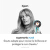 Dyson Supersonic Nural Sèche-cheveux intelligent ionique diffuseur Wave Curl tous types cheveux 1600W jaspe fleur prunier