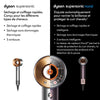 Dyson Supersonic Nural Sèche-cheveux intelligent ionique diffuseur Wave Curl tous types cheveux 1600W jaspe fleur prunier