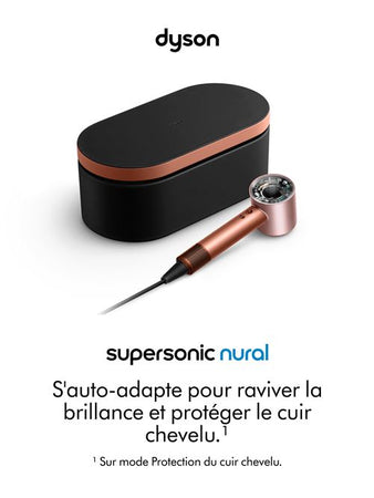 Dyson Supersonic Nural Sèche-cheveux intelligent ionique diffuseur boucles cheveux frisés Champagne édition 2025